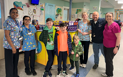 Big Thank You S.Security Group Ltd for sponsoring the Easter Eggs for the Ward